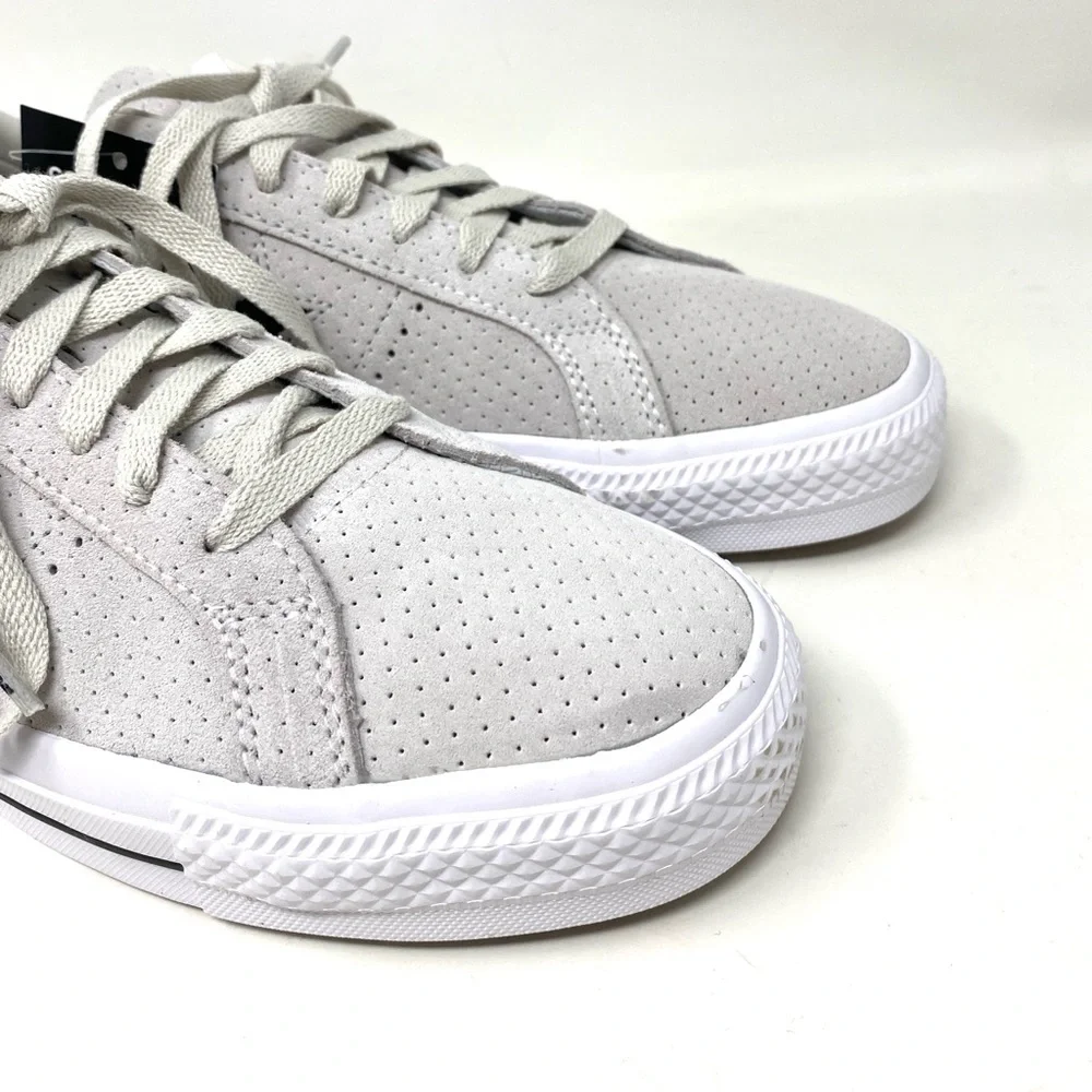 Converse One Star PRO Shoes Men’s Low Top Pale Putty Suede Size Sneakers 170072C - Picture 6 of 10